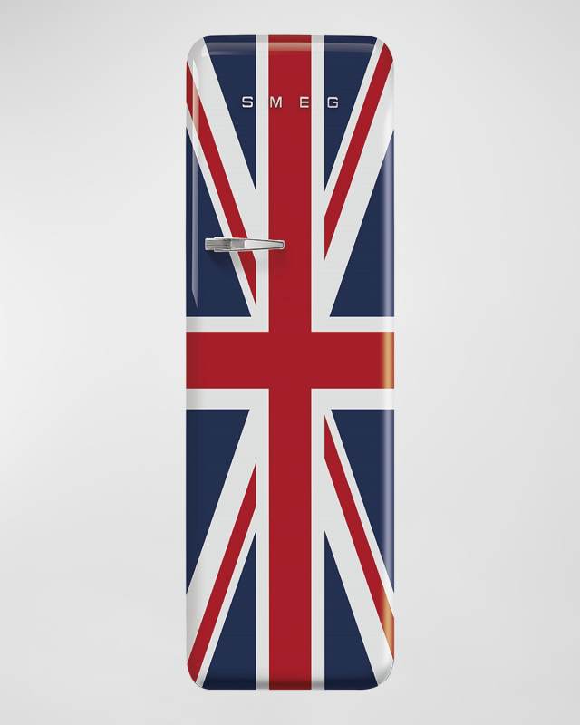 FAB28 Retro-Style Refrigerator with Internal Freezer, Right Hinge